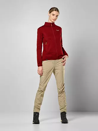 SALEWA | Veste polaire femme Puez Rocca PL | dunkelrot